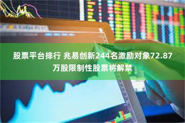 股票平台排行 兆易创新244名激励对象72.87万股限制性股票将解禁