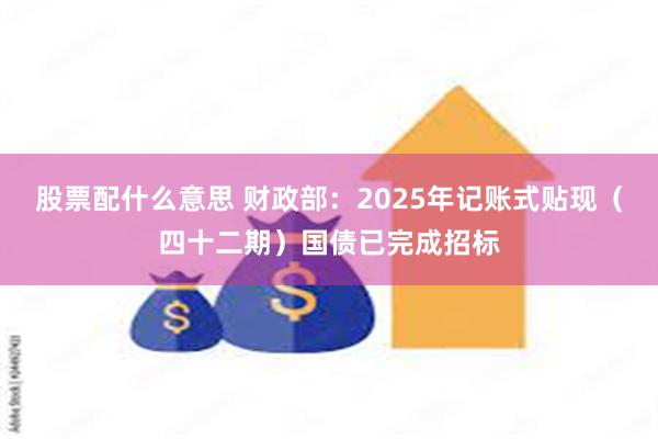 股票配什么意思 财政部：2025年记账式贴现（四十二期）国债已完成招标