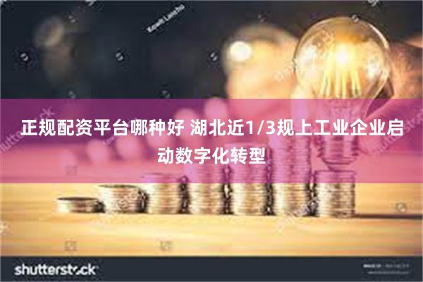 正规配资平台哪种好 湖北近1/3规上工业企业启动数字化转型