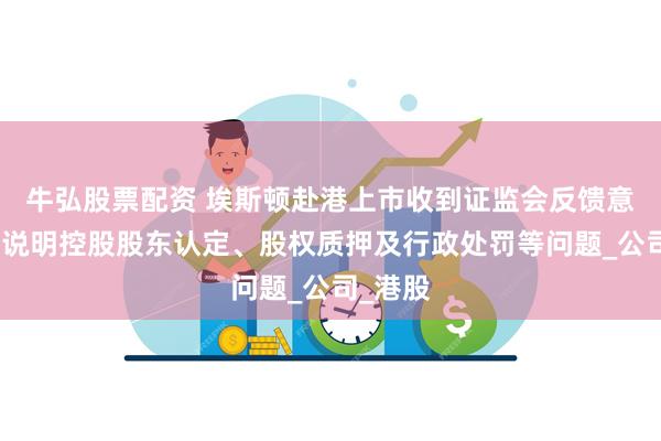 牛弘股票配资 埃斯顿赴港上市收到证监会反馈意见：需说明控股股东认定、股权质押及行政处罚等问题_公司_港股