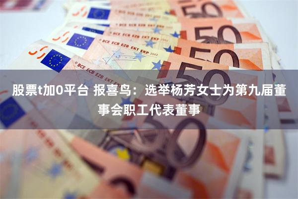 股票t加0平台 报喜鸟：选举杨芳女士为第九届董事会职工代表董事
