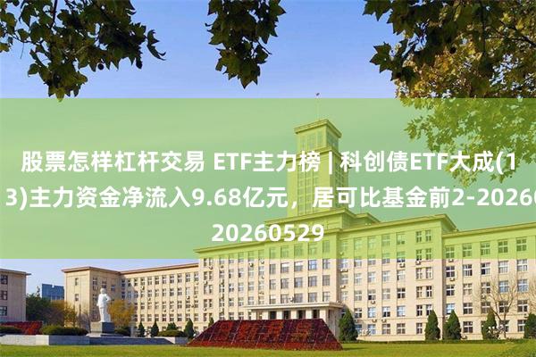 股票怎样杠杆交易 ETF主力榜 | 科创债ETF大成(159113)主力资金净流入9.68亿元，居可比基金前2-20260529