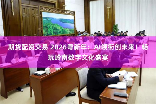 期货配资交易 2026粤新年：AI领衔创未来！畅玩岭南数字文化盛宴