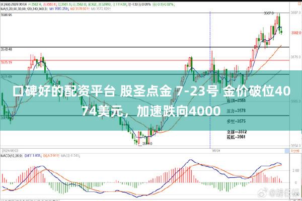 口碑好的配资平台 股圣点金 7-23号 金价破位4074美元，加速跌向4000