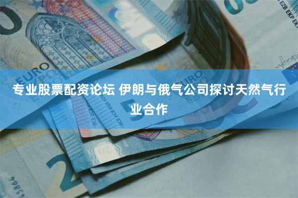专业股票配资论坛 伊朗与俄气公司探讨天然气行业合作
