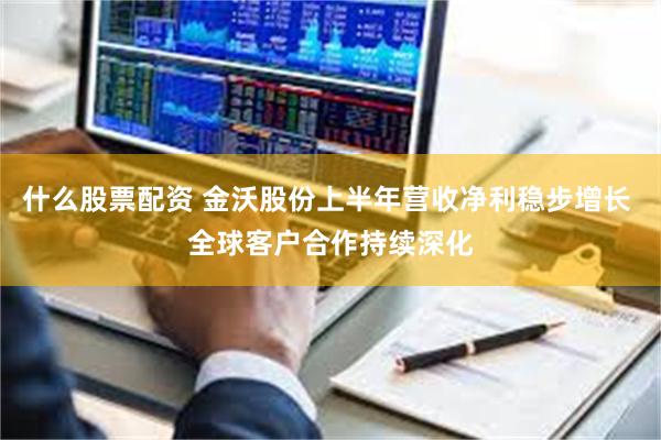 什么股票配资 金沃股份上半年营收净利稳步增长 全球客户合作持续深化