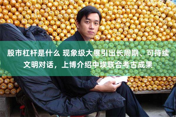股市杠杆是什么 现象级大展引出长周期、可持续文明对话，上博介绍中埃联合考古成果