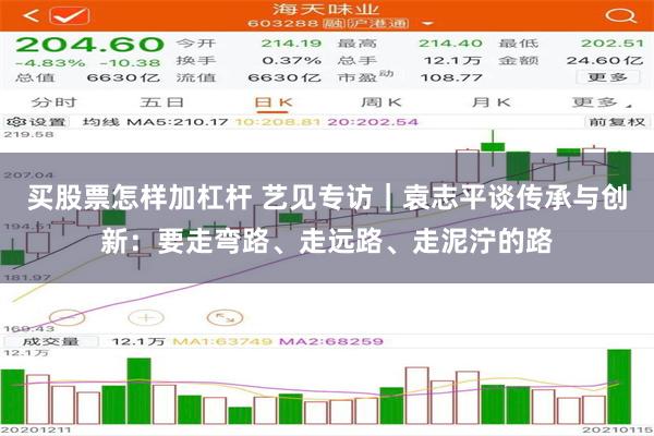 买股票怎样加杠杆 艺见专访｜袁志平谈传承与创新：要走弯路、走远路、走泥泞的路