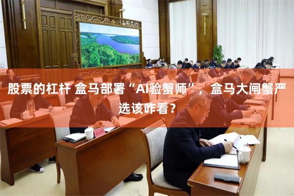 股票的杠杆 盒马部署“AI验蟹师”，盒马大闸蟹严选该咋看？